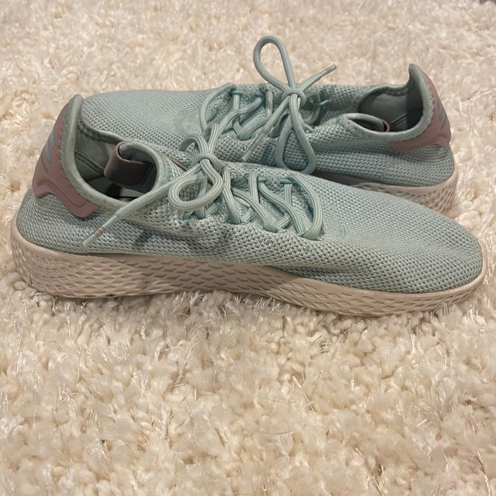 Adidas Pharrell Williams Eggshell Blue Tennis Sho… - image 4